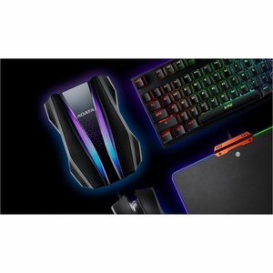 Disco Duro Adata HD770G AHD770G-2TU32G1-CBK - Externo - 2TB - Negro - Consola de juegos Dispositivo compatible - USB 3.2 (