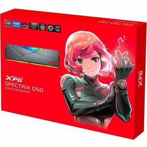 Módulo RAM XPG SPECTRIX D50 AX4U320016G16A-ST50 para Computadora de escritorio, Placa Base, Microprocesador - 16GB - DDR4-