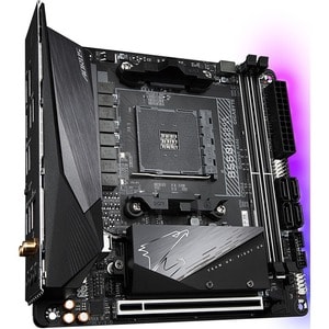 GIGABYTE Ultra Durable B550I AORUS PRO AX Desktop Motherboard - AMD B550 Chipset - Socket AM4 - Mini ITX - Ryzen 3, Ryzen 
