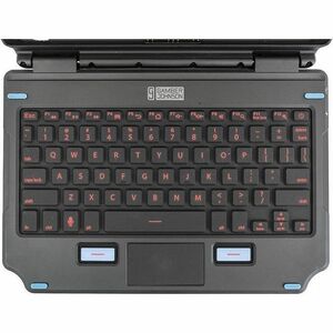 Gamber-Johnson Keyboard - Docking Connectivity - Pogo Pin Interface - TouchPad - English (UK) - Silicon Rubber Keyswitch -