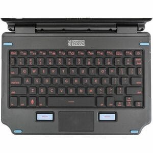 Gamber-Johnson Tastatur - Kompakt - Dock Konnektivität - Pogo Pin Schnittstelle - TouchPad - Englisch (GB) - Silicon Rubbe
