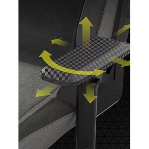 Sillón de Juego Corsair T3 RUSH - Material/Tejido, Nilón, Espuma de memoria - Carbón, Gris
