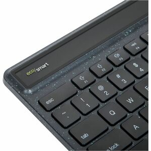 Targus EcoSmart AKB868FR Keyboard - Wireless Connectivity - French - AZERTY Layout - Black - Scissors Keyswitch - Bluetoot