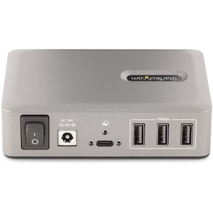 StarTech.com USB-Hub - USB 3.2 (Gen. 2) Typ C - Desktop - Grau - UASP-Support - 10 Total USB Port(s) - PC