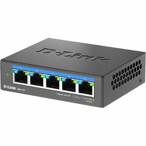 D-Link 5-Port Multi-Gigabit Unmanaged Switch - 5.0 Ports - 2.5 Gigabit Ethernet, Gigabit Ethernet - 2.5GBase-T, 10/100/100