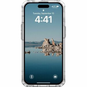 Urban Armor Gear Plyo Rugged Case for Apple iPhone 15 Smartphone - Ice White - Crystal Clear - Drop Resistant, Yellowing R