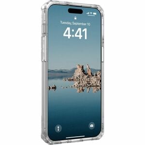 Urban Armor Gear Plyo Rugged Case for Apple iPhone 15 Pro Max Smartphone - Ice/Rose Gold - Crystal Clear - Drop Resistant,