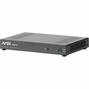 AMX NMX-ATC-N4321D Audio-over-IP Transceiver with Dante and AES67 - 2 x Network (RJ-45) - Twisted Pair - Power over Ethern