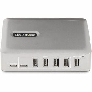 StarTech.com USB Hub - USB 3.2 Gen 2 (3.1 Gen 2) Type-C - Desktop - Space Gray - 7 Total USB Port(s)