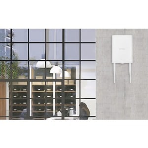 ZYXEL NWA55AXE Dual Band IEEE 802.11 a/b/g/n/ac/ax 1.73 Gbit/s Wireless Access Point - Outdoor - 2.40 GHz, 5 GHz - 2 x Ext