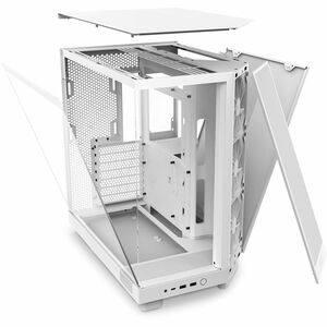 NZXT H6 Flow Computer Case - ATX Motherboard Supported - Mid-tower - Tempered Glass, Galvanized Cold Rolled Steel (SGCC) -