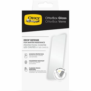 OtterBox 9H Soda-lime Glass Screen Protector for iPhone 15 Pro Max - Clear - For LCD Smartphone - Drop Resistant, Break Re
