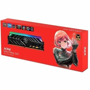 XPG XPG SPECTRIX D41 AX4U320016G16A-DT41 RAM Module - For Motherboard, Desktop PC - 32 GB (2 x 16GB) - RGB - DDR4-3200/PC4