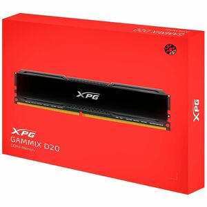 XPG GAMMIX D20 AX4U320016G16A-CBK20 RAM Module - 16 GB (1 x 16GB) - DDR4-3200/PC4-25600 DDR4 SDRAM - 3200 MHz Single-rank 