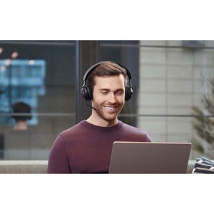 Jabra Auriculares Jabra Evolve2 65 Inalámbrico Sobre la cabeza Estéreo - Negro - Binaural - Supra-aural - Bluetooth - USB 