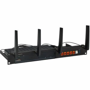 RACKMOUNT.IT Rackmount Kit - For Router - 2U Rack Height - Rack-mountable - Black