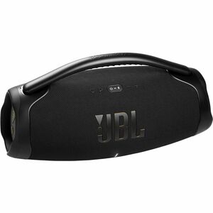 JBL Boombox 3 Portable Bluetooth Speaker System - 80 W RMS - Alexa Supported - Black - 40 Hz to 20 kHz - Dolby Atmos - Wir