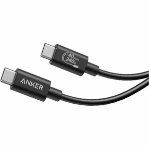 ANKER 515 USB-C to USB-C Cable (USB4) - 3.30 ft USB-C Data Transfer Cable for Monitor, Notebook, Smartphone, USB Device, T