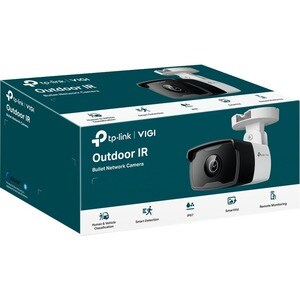 TP-Link VIGI C340I 4 Megapixel Outdoor Netzwerkkamera - Farbe - Kugel - 30 m Infrarot Nachtsicht - H.265+, H.265, H.264, H