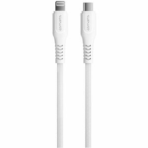 4smarts USB-C auf Lightning Kabel RapidCord PD 30W 1,5m weiß *MFi zertifiziert. Kabellänge: 1,5 m, Anschluss 1: USB C, Ans