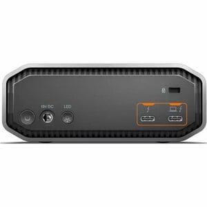 SanDisk G-DRIVE PROJECT SDPHG1H-006T-NBAAD 6 TB Portable Hard Drive - External - Gray - Thunderbolt 3, USB 3.2 (Gen 2) - 7