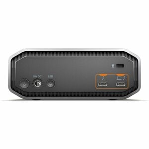 SanDisk Professional G-DRIVE PROJECT SDPHG1H-008T-NBAAD 8 TB Portable Hard Drive - External - Gray - Thunderbolt 3, USB 3.