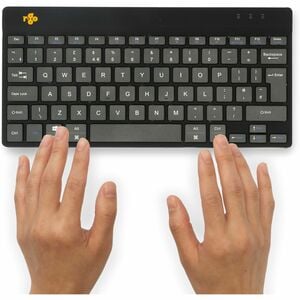 R-Go Compact Break ergonomic keyboard, QWERTY (UK) - bluetooth, black