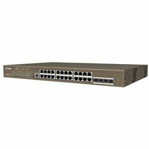 Tenda G5328P-24-410W 24 Ports Manageable Ethernet Switch - Gigabit Ethernet - 10/100/1000Base-T, 1000Base-X - 3 Layer Supp