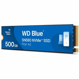 SSD Western Digital Blue SN580 WDS500G3B0E - M.2 2280 Interne - 500 Go - PCI Express NVMe (PCI Express NVMe 4.0 x4) - Bleu