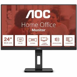 AOC 27E3QAF 27" Class Full HD LED Monitor - 16:9 - Black - 68.6 cm (27") Viewable - Vertical Alignment (VA) - LED Backligh