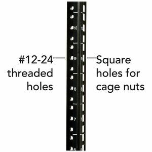 Tripp Lite series SmartRack SRW6UG 6U Rack-mountable, Wall Mountable Rack Cabinet for VoIP Device419.10 mm Rack Depth - Bl