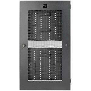 Tripp Lite series SmartRack SRWF6UMOD Cable Organizer - Black Powder Coat - Structured Wiring Enclosure - 3U Rack Height -