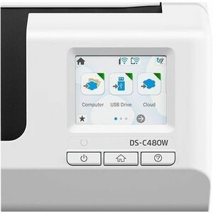 Epson DS-C480W Sheetfed Scanner - 600 dpi Optical - 10-bit Color - 30 ppm (Mono) - 30 ppm (Color) - Duplex Scanning - USB