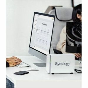 Synology DiskStation DS223J 2 x Total Bays SAN/NAS Storage System RTD1619 Quad-core (4 Core) 1.70 GHz - 1 GB RAM - DDR4 SD