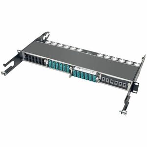 Tripp Lite series N484-12LC 24 Port(s) Network Patch Panel - Black - 24 x RJ-11 - 24 x Duplex