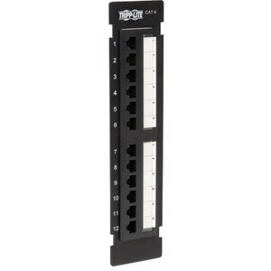 Tripp Lite series N250-012 12 Port(s) Network Patch Panel - TAA Compliant - 12 x RJ-45 - 12 x RJ-11