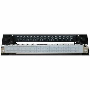 Tripp Lite series Spine-Leaf N48LSM-32X32 64 Port(s) Network Patch Panel - Black - 1U High - 19" Wide - Rack-mountable