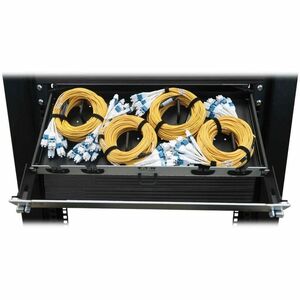 Tripp Lite by Eaton N48S-4L16L-10Network Patch Panel - Yellow - 4 x Duplex - 1U High - 19" Wide - Rack-mountable