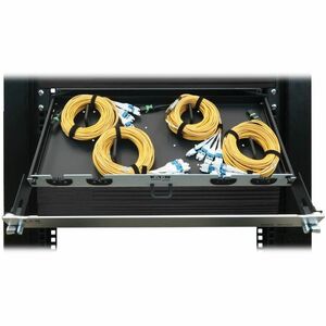 Tripp Lite series N48S-4M8L4-10Network Patch Panel - Aqua - 4 x Duplex - 1U High - 19" Wide - Rack-mountable