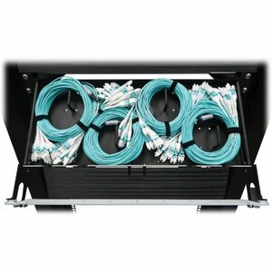 Tripp Lite series N48M-4L16L-10Network Patch Panel - Aqua - 4 x Duplex - 1U High - 19" Wide - Rack-mountable