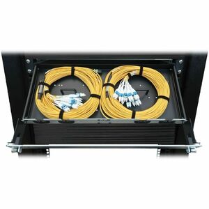 Tripp Lite series N48S-2M24L12-20Network Patch Panel - Yellow - 12 x Duplex - 1U High - 19" Wide - Rack-mountable