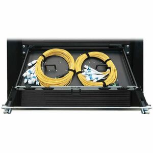 Tripp Lite by Eaton N48S-2M24L12-10Network Patch Panel - Aqua - 12 x Duplex - 1U High - 19" Wide - Rack-mountable