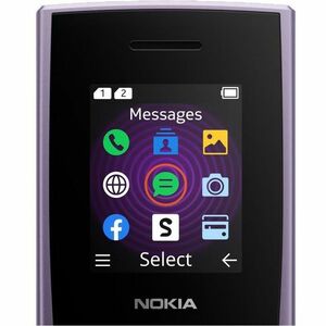 Nokia 110 4G (2023) Feature Phone - 4.6 cm (1.8") TFT LCD QQVGA 120 x 160 - 4G - Midnight Blue - Bar - 2 SIM Support - SIM