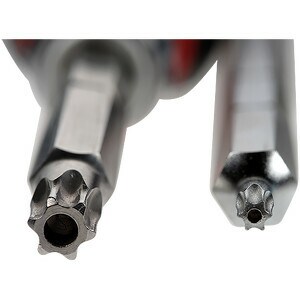 AXIS Screwdriver - TAA Compliant - Stainless Steel, Chrome Vanadium - Non-slip Handle, Rubber Handle, Quick-release