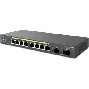 EnGenius EWS2910FP-FIT Ethernet Switch - 8 Ports - Manageable - Gigabit Ethernet - 10/100/1000Base-T, 1000Base-X - 2 Layer