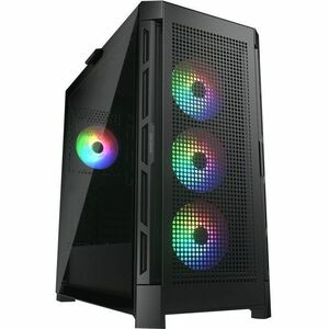 COUGAR Duoface Pro RGB CGR-5AD1B-RGB Gabinete para computadora gamer - Mini ITX, Micro ATX, ATX, SSI CEB, EATX Placa base 