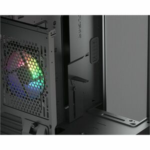 COUGAR CGR-5AD1B-RGB Gabinete para computadora gamer - Mini ITX, Micro ATX, ATX, SSI CEB, EATX Placa base admitida - Media
