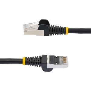 StarTech.com NLBK-5M-CAT6A-PATCH. Kabellänge: 5 m, Kabelstandard: Cat6a, Kabelschirmung: S/FTP (S-STP), Anschluss 1: RJ-45