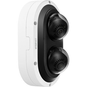 Cámara de red Wisenet PNM-7082RVD 2Megapíxel Exterior Full HD - Color - Cúpula - Blanco - 25m Infrarrojos Visión Nocturna 