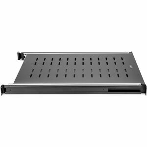 Rocstor 19" Adjustable Sliding Server Rack Cabinet Shelf - For Server, Data Center - 1U Rack Height x 19" Rack Width - Rac